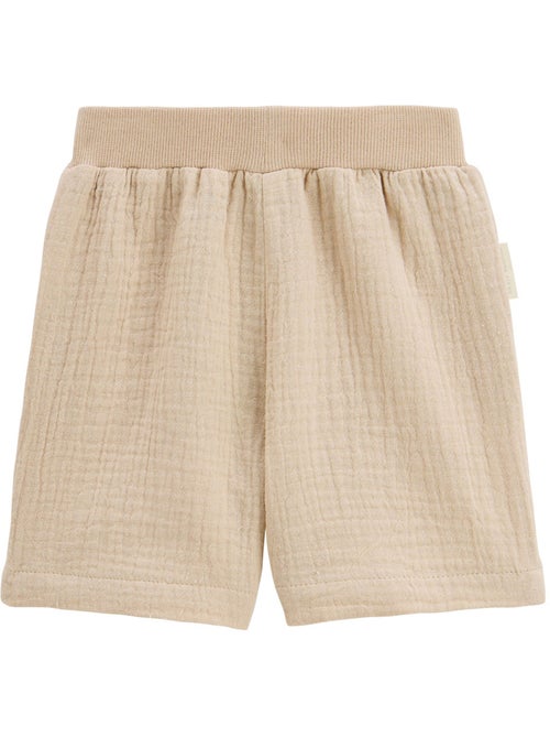 Toucana kinderset bestaande uit een katoenen gaas T-shirt en een short. - Kiabi