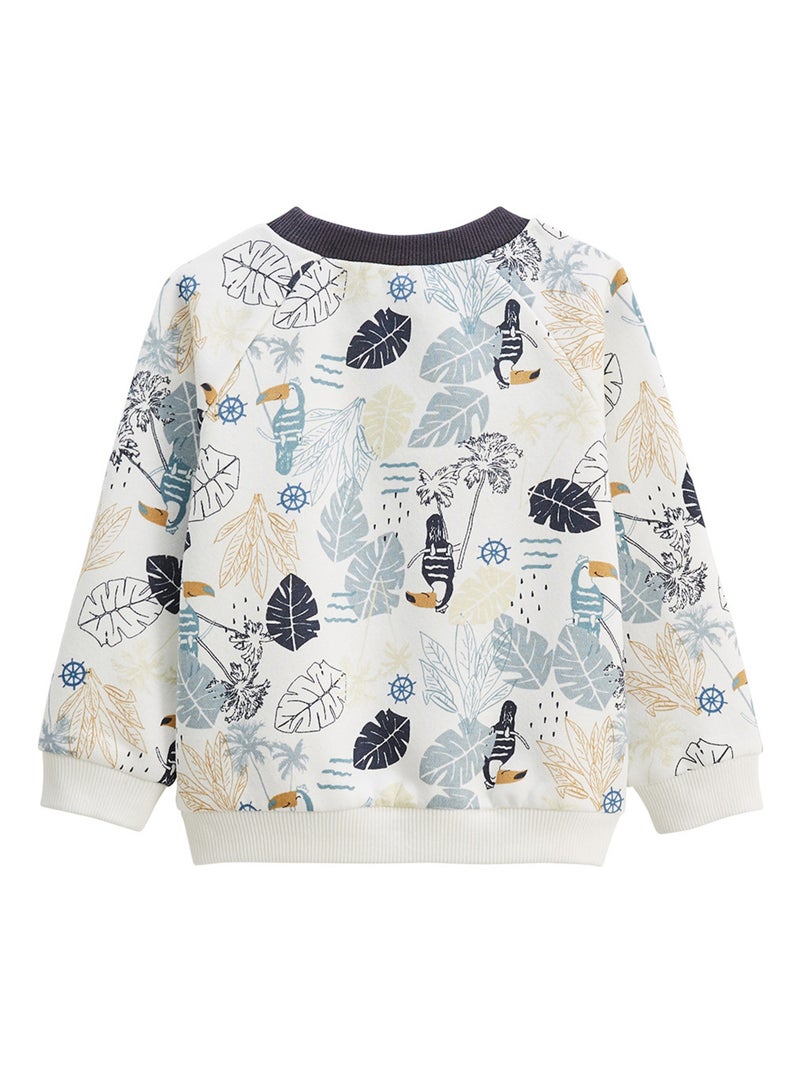 Touctouc fleece sweater en broek set voor kinderen Grijs - Kiabi