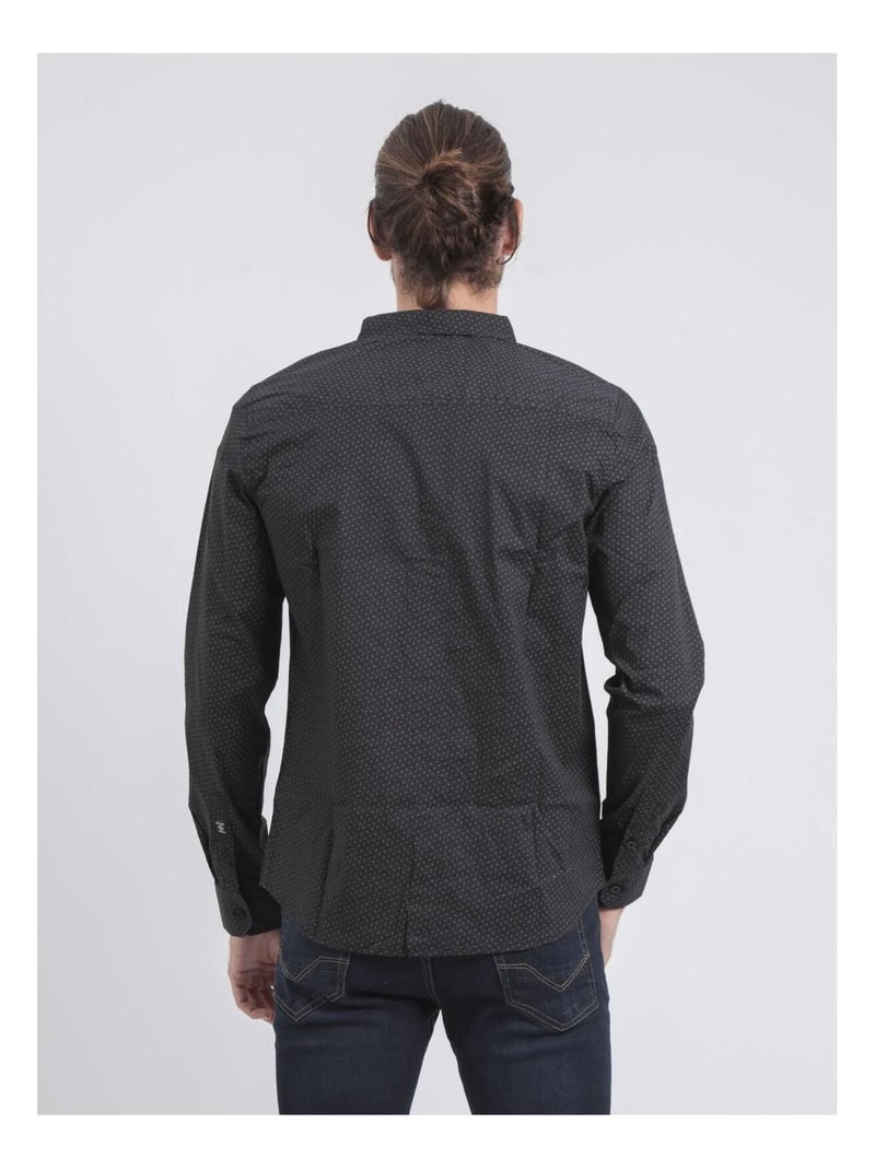 TOUMOMI shirt met patroon en lange mouwen Zwart - Kiabi