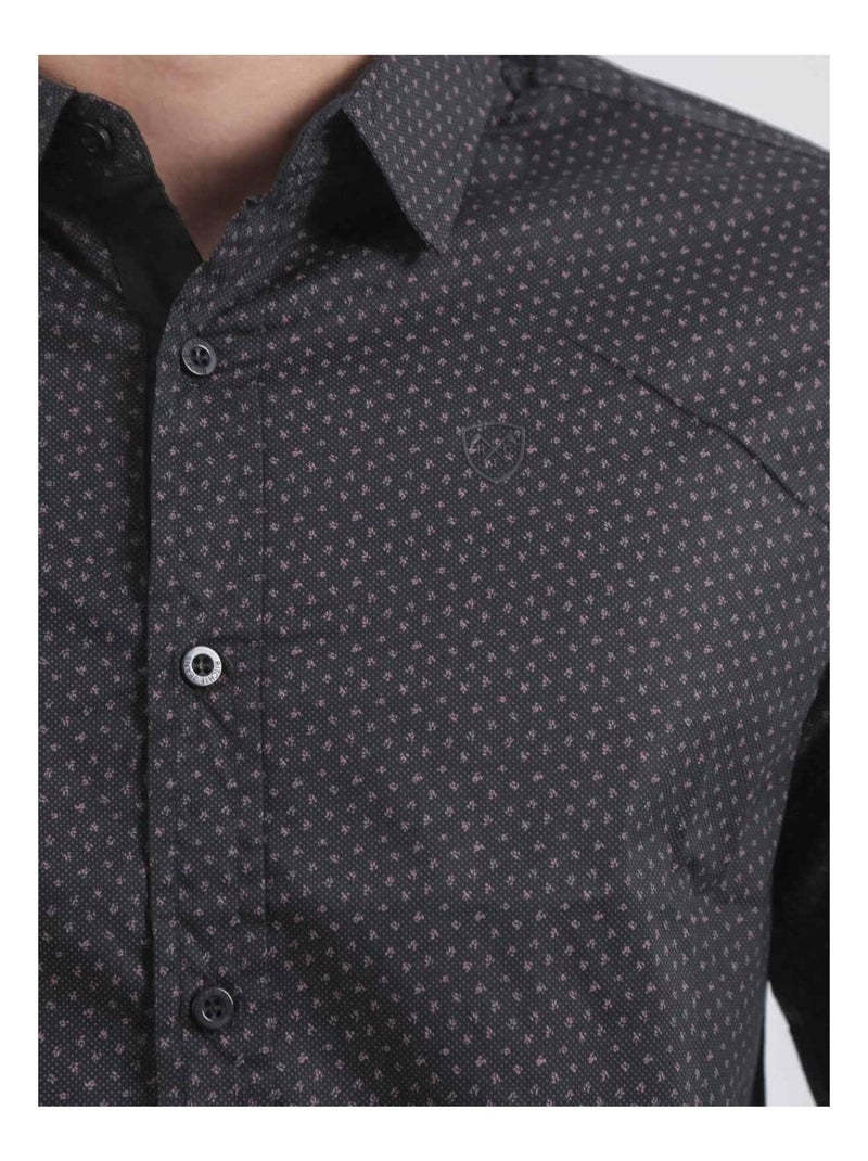 TOUMOMI shirt met patroon en lange mouwen Zwart - Kiabi