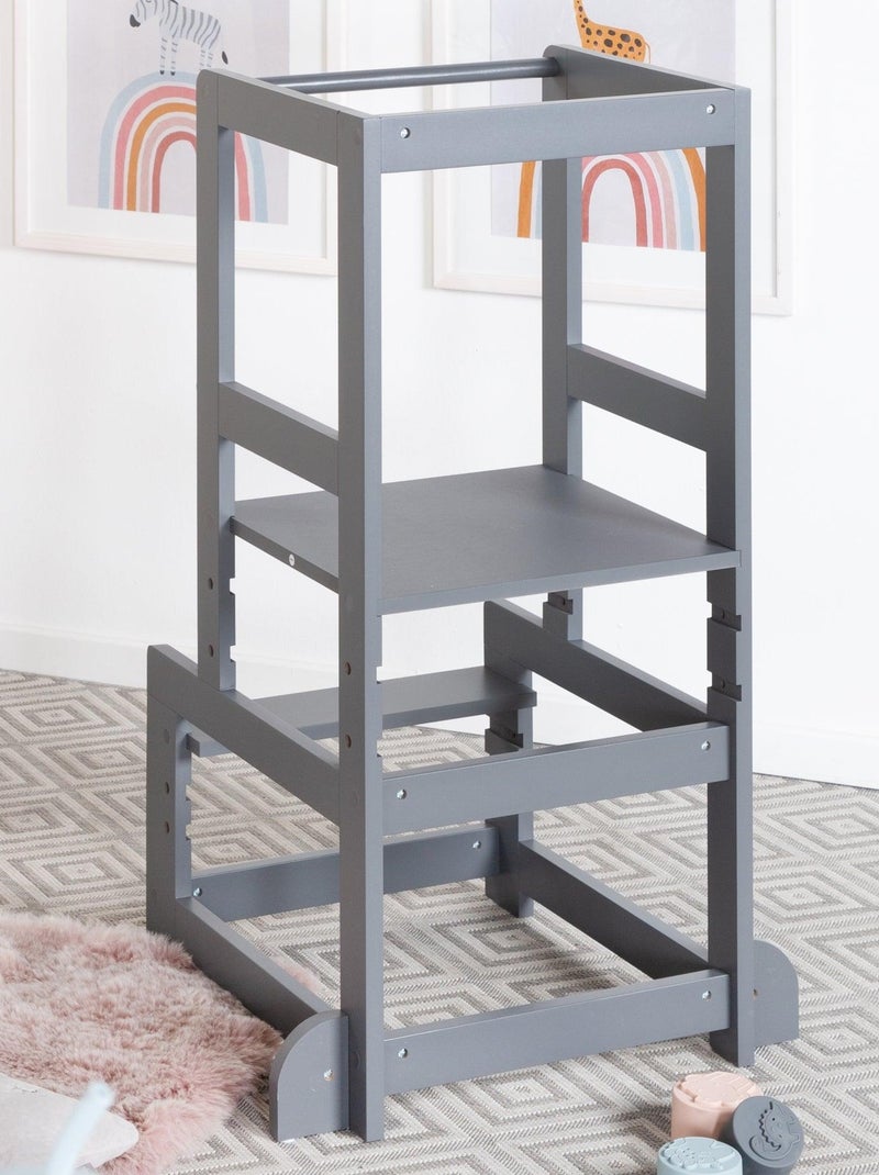 Tour d'apprentissage évolutive en bois - ROBA gris anthracite - Kiabi