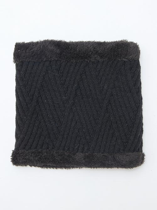 Tour de cou bord moutonné - Kiabi