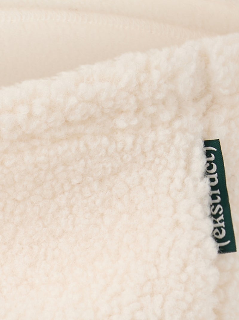 Tour de cou multi-sport effet moutonné (ekstract) Beige - Kiabi