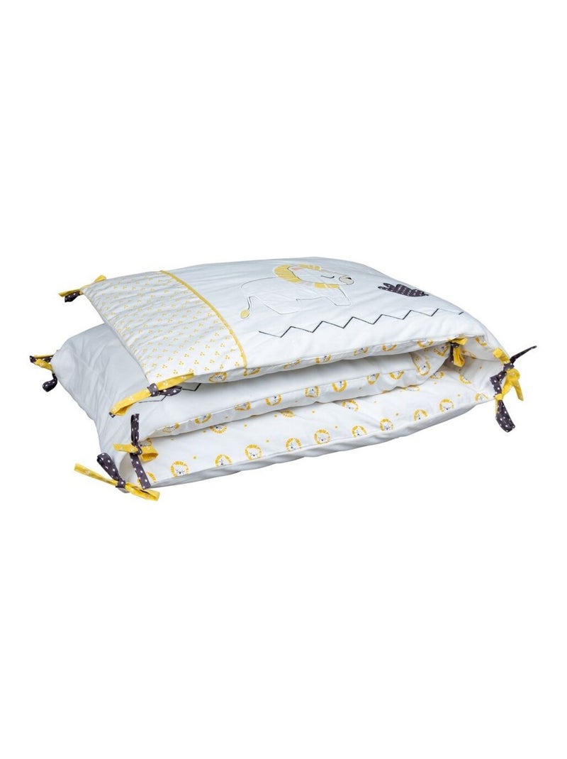 Tour de lit en coton - sauthon Blanc - Kiabi