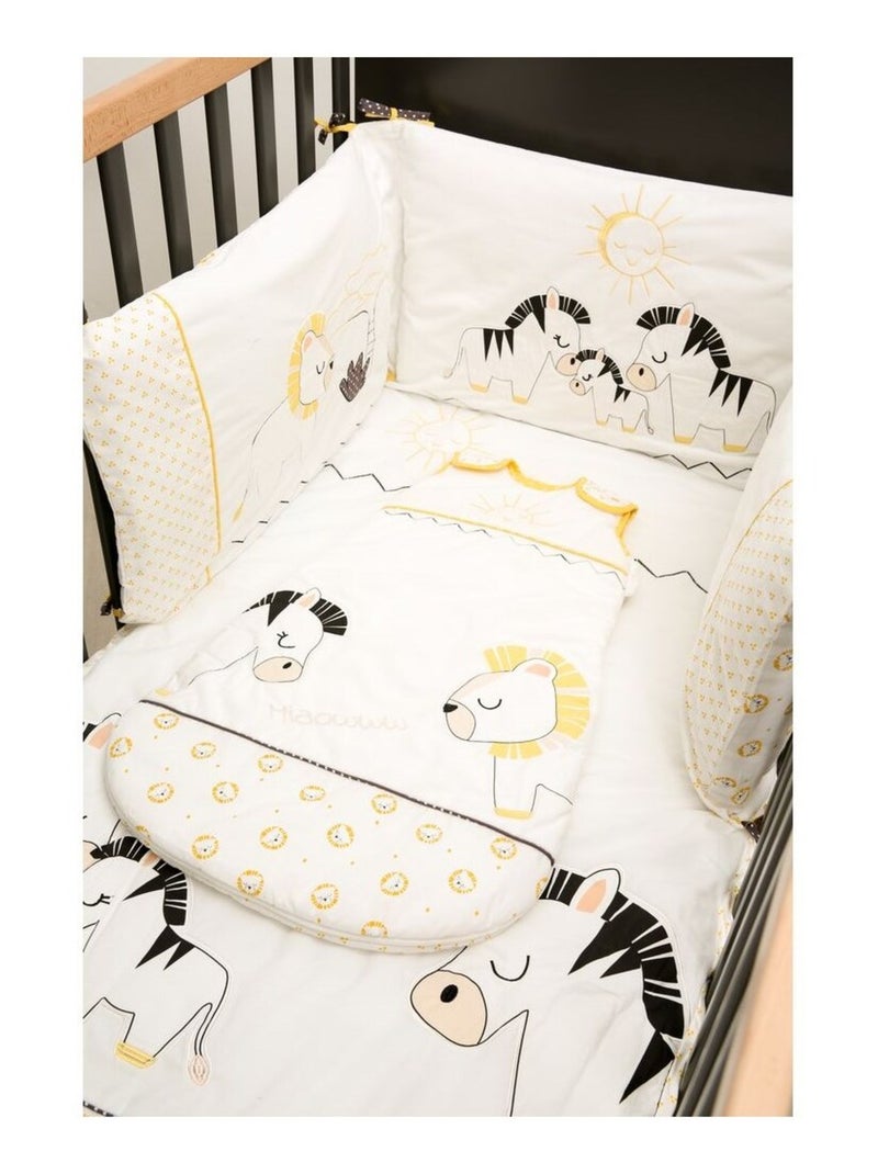 Tour de lit en coton - sauthon Blanc - Kiabi
