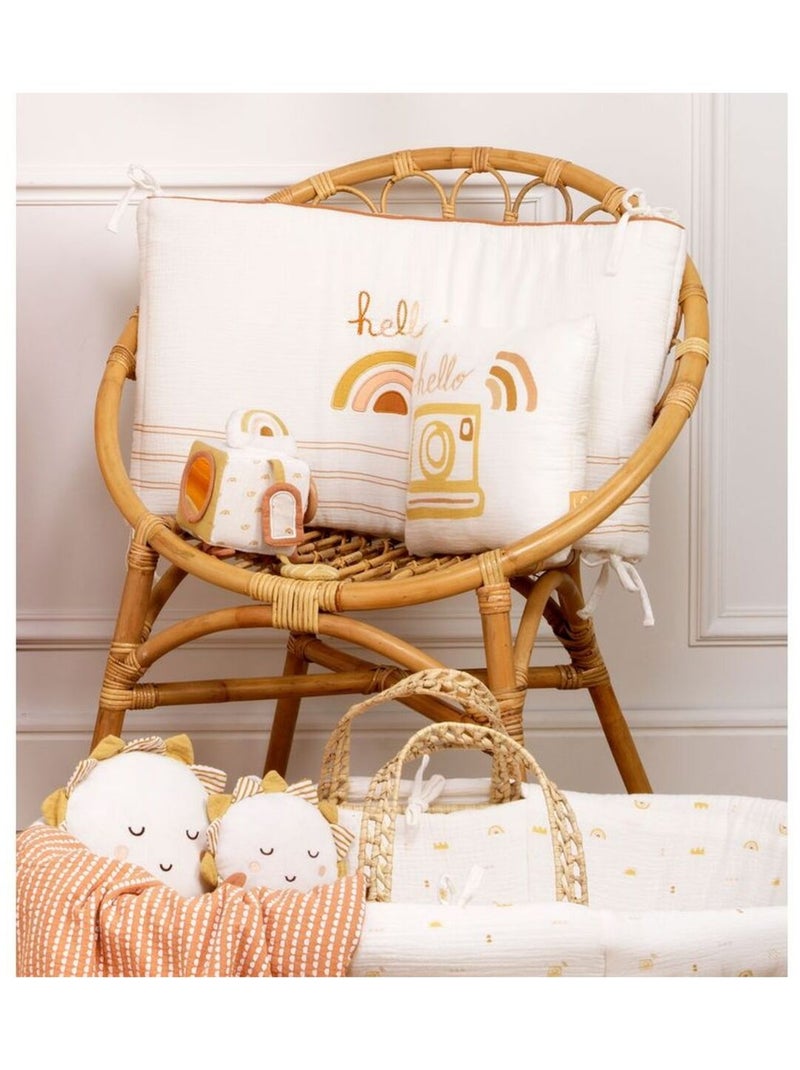 Tour de lit en coton - sauthon Blanc - Kiabi
