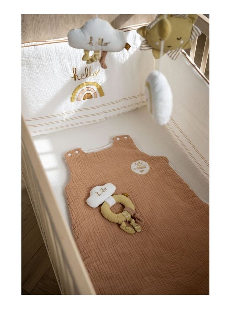 Tour de lit en coton - sauthon Blanc - Kiabi