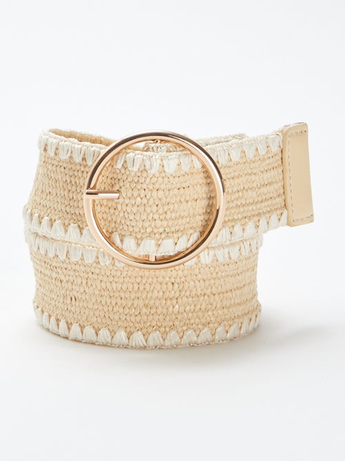 Touwriem met borduursels - Kiabi