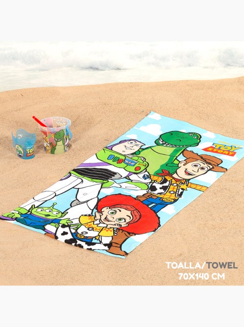 Toy story ensemble de plage avec seau, serviette et sac accessoires - Kiabi