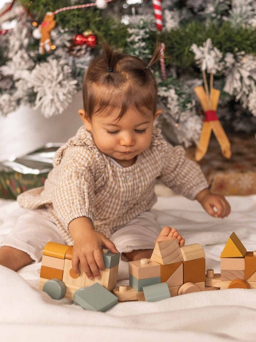 Train en bois pour bébé - Kiabi