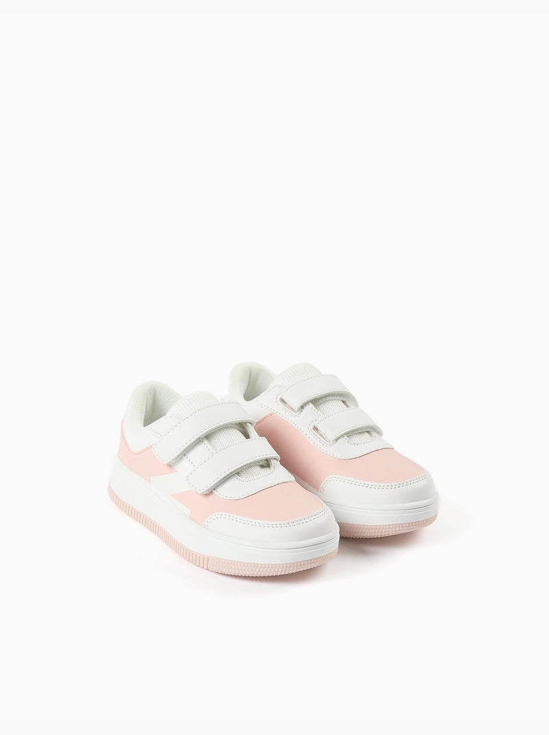 Trainers met klittenbandsluitingen Roze - Kiabi
