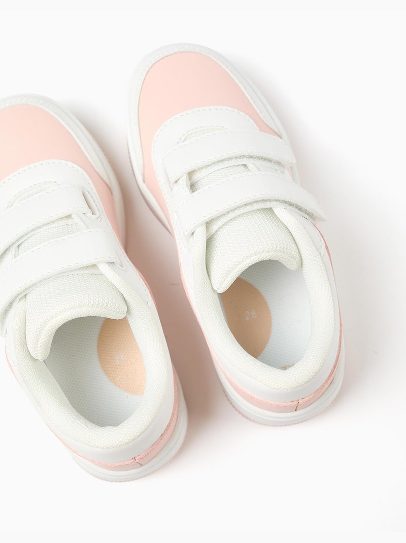 Trainers met klittenbandsluitingen Roze - Kiabi