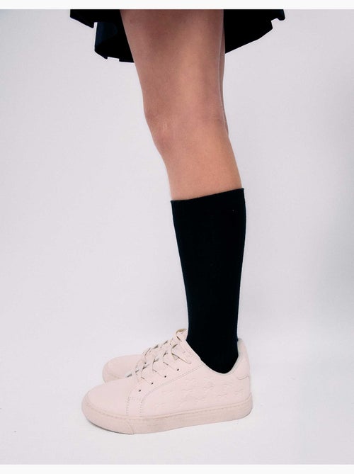 Trainers met reliëfstrikken en elastische veters - Kiabi Trainers met reliëfstrikken en elastische veters - Kiabi