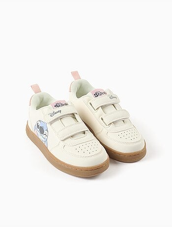Trainers met stitch-print en klittenbandsluitingen