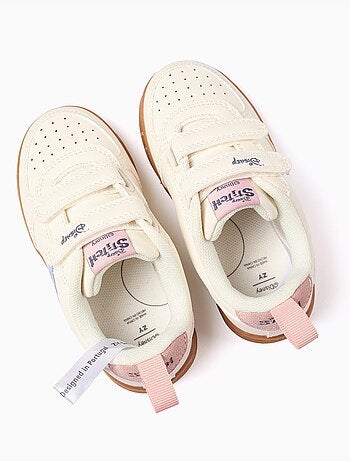 Trainers met stitch print en klittenbandsluitingen