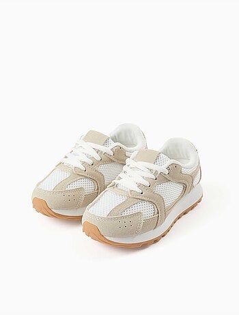 Trainers met veters en antislip rubberen zool
