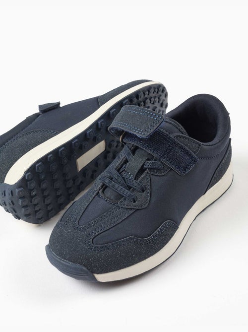 Trainers van twee stoffen met antislipzool - Kiabi Trainers van twee stoffen met antislipzool - Kiabi