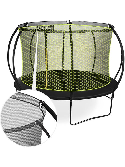Trampoline de jardin avec filet et échelle 366cm hypermotion - Kiabi Trampoline de jardin avec filet et échelle 366cm hypermotion - Kiabi