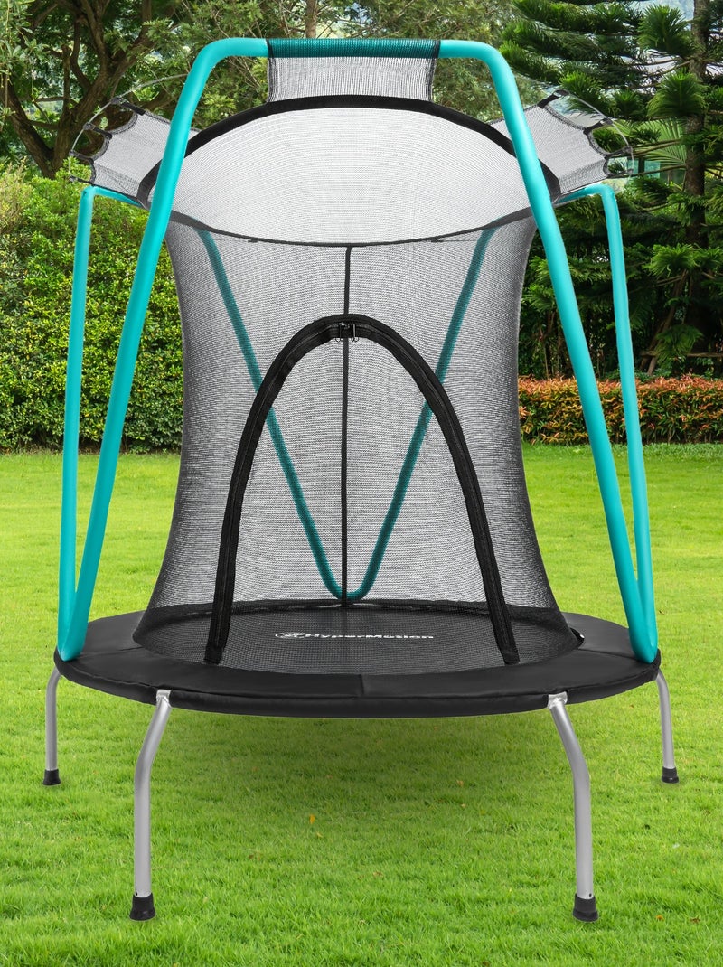Trampoline de jardin avec filet et zip 137cm hypermotion N/A - Kiabi