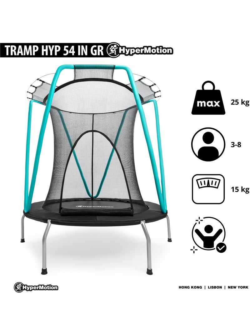 Trampoline de jardin avec filet et zip 137cm hypermotion N/A - Kiabi