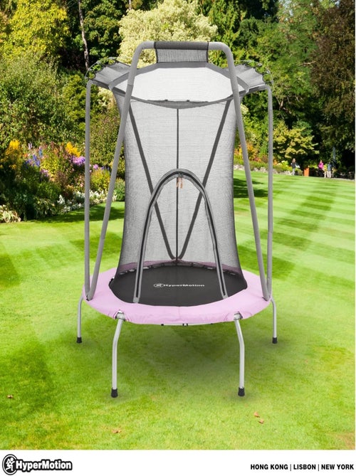 Trampoline enfant avec filet de sécurité 137cm hypermotion - Kiabi Trampoline enfant avec filet de sécurité 137cm hypermotion - Kiabi