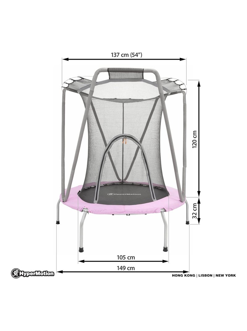 Trampoline enfant avec filet de sécurité 137cm hypermotion N/A - Kiabi