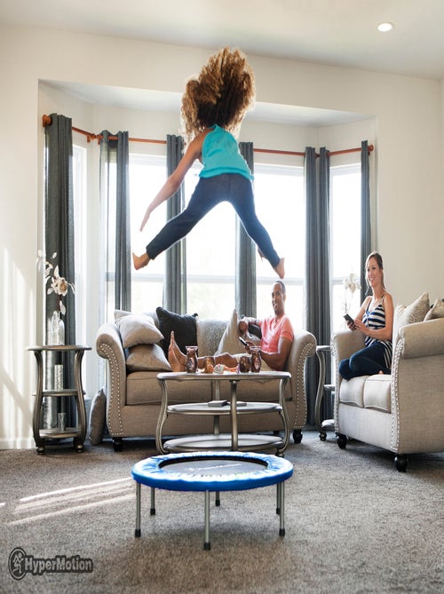Trampoline fitness pliable 91cm 36 ressorts hypermotion - Kiabi Trampoline fitness pliable 91cm 36 ressorts hypermotion - Kiabi