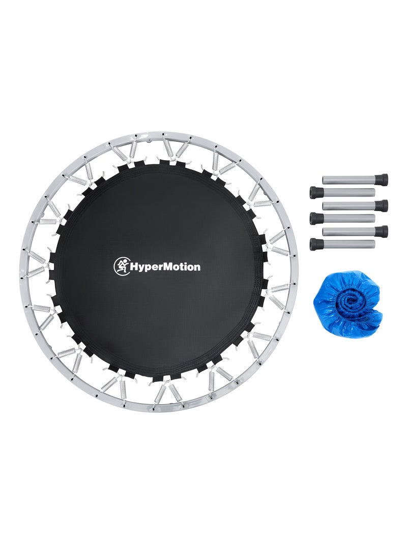 Trampoline fitness pliable 91cm 36 ressorts hypermotion Bleu - Kiabi