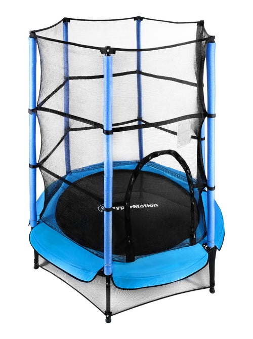 Trampoline pour enfants 3 à 6 ans, diamètre 140 - hauteur 162 cm - filet de protection - Kiabi Trampoline pour enfants 3 à 6 ans, diamètre 140 - hauteur 162 cm - filet de protection - Kiabi