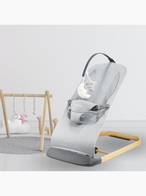 Transat bébé 2 en 1 lily balancelle chaise longue 0+ léger pliable 3 positions - Kiabi
