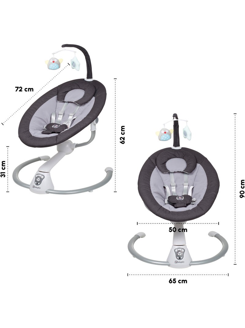 Transat bébé homey - babygo Blanc Gris - Kiabi