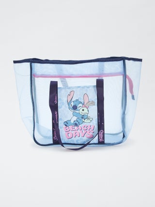 Transparante 'Disney'/'Stitch'-shopper