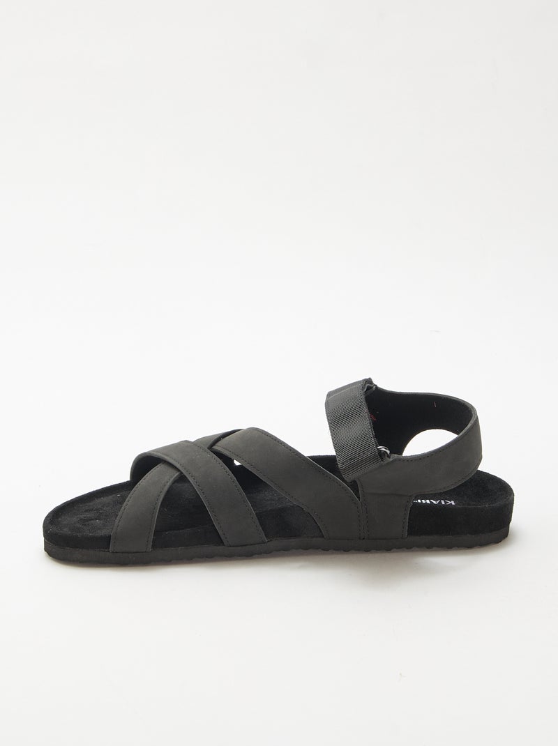 Trekking sandalen Zwart - Kiabi