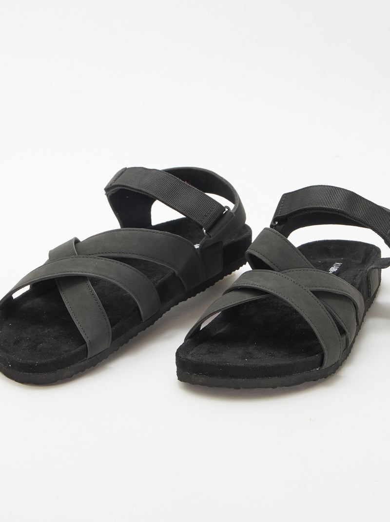 Trekking sandalen Zwart - Kiabi