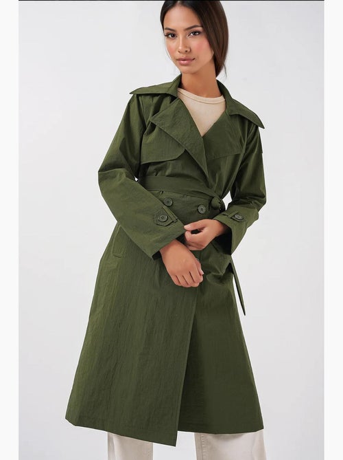 Trench-coat à col croisé bdart - Kiabi Trench-coat à col croisé bdart - Kiabi