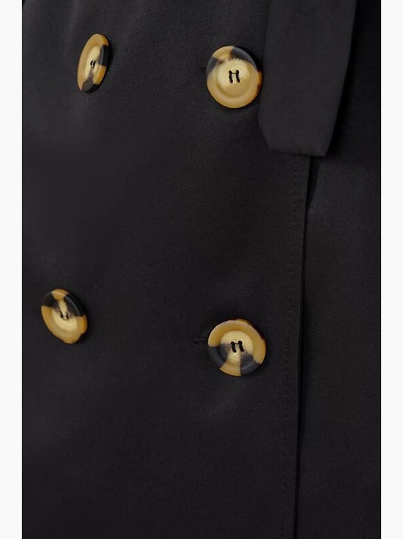 Trench-coat à col croisé bdart Noir - Kiabi