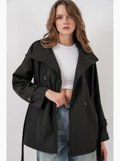 Trench-coat coupe classique avec col de veste bdart - Kiabi