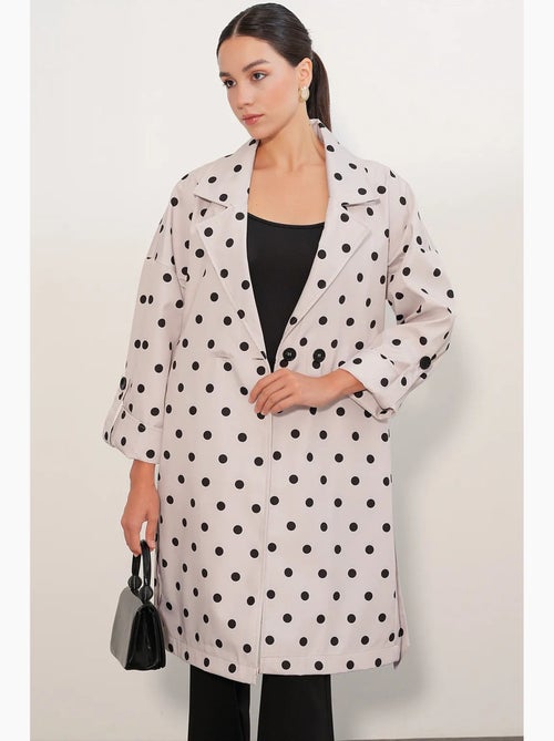 Trench-coat doublé à col portefeuille bdart - Kiabi