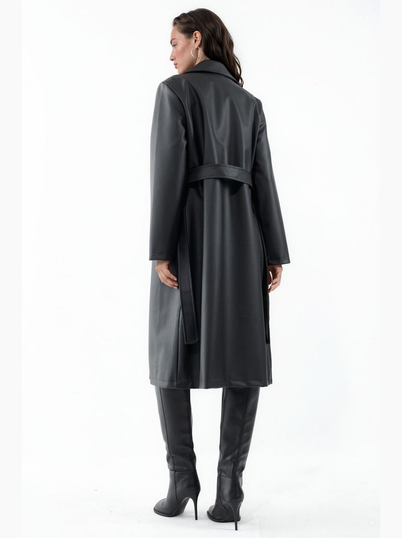 Trench-coat pour femme hiccup Noir - Kiabi