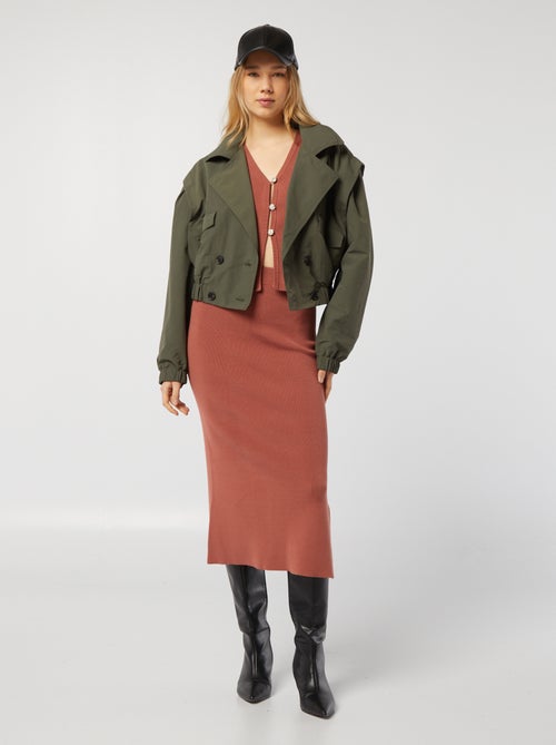 Trench court - coupe cropped - Kiabi