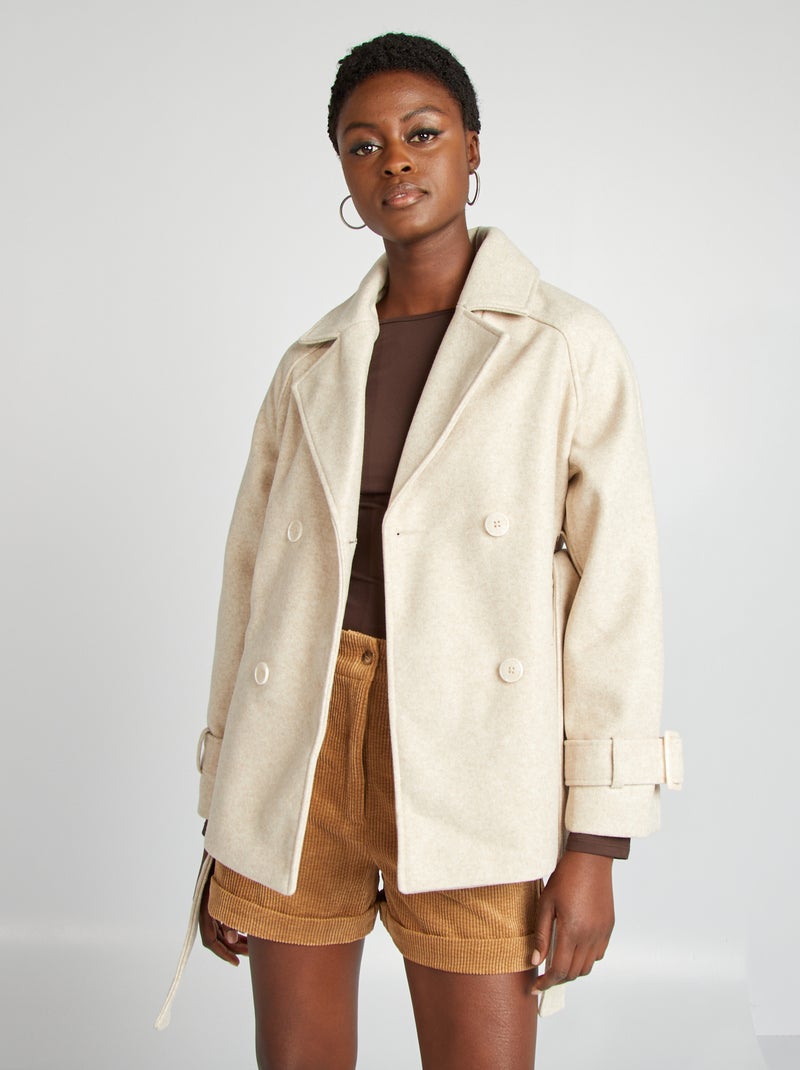 Manteau Trench Beige Court Manteau Trench Court Trench Femme