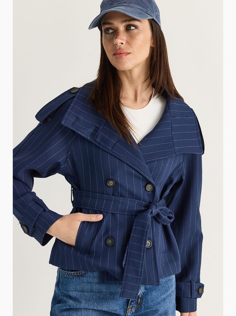 Trench femme lucci Bleu marine - Kiabi