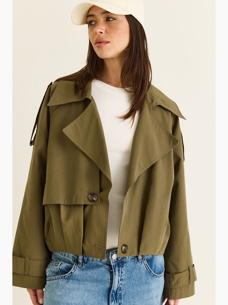 Trench femme lucci Kaki - Kiabi