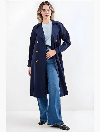 Trench long ceinturé bdart