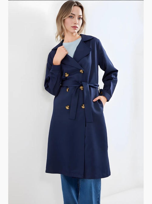Trench long ceinturé bdart - Kiabi Trench long ceinturé bdart - Kiabi