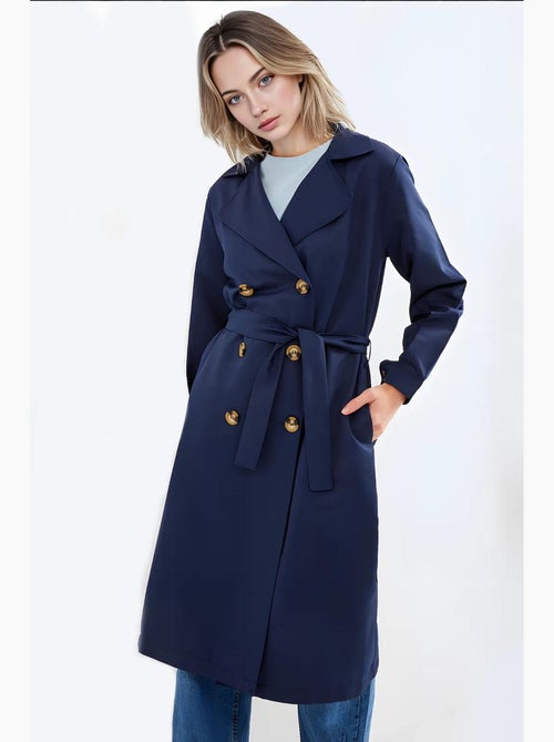 Trench long ceinturé bdart - Kiabi Trench long ceinturé bdart - Kiabi