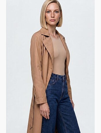Trench long ceinturé bdart