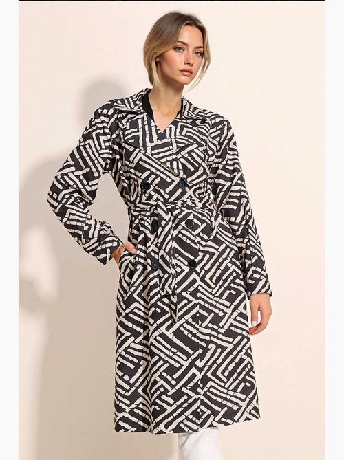 Trench long ceinturé bdart - Kiabi Trench long ceinturé bdart - Kiabi