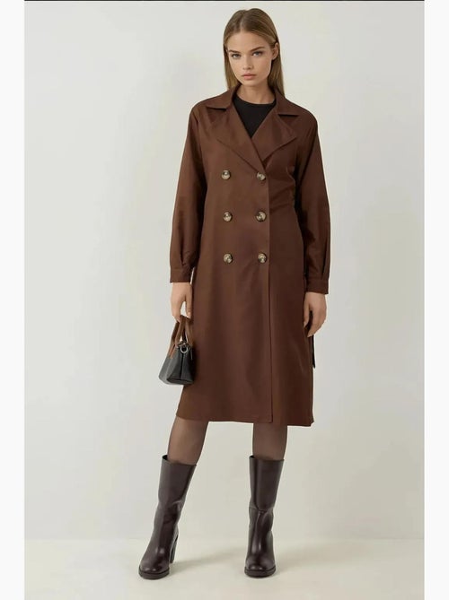 Trench long ceinturé bdart - Kiabi Trench long ceinturé bdart - Kiabi