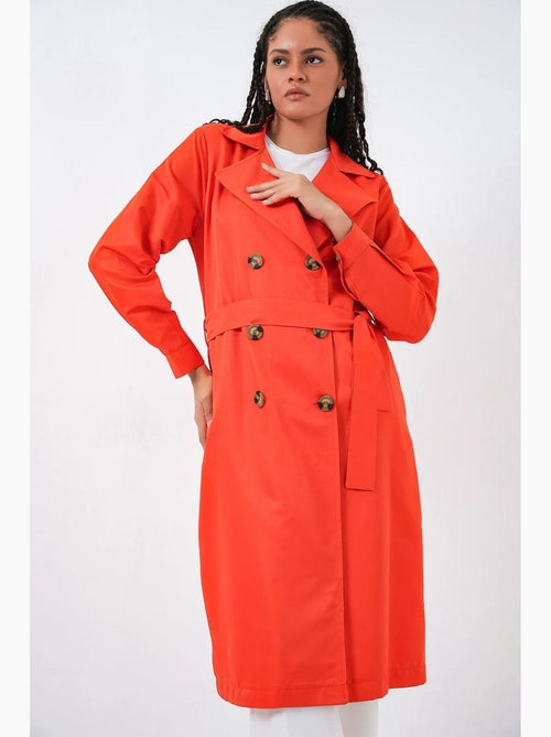 Trench long ceinturé bdart - Kiabi Trench long ceinturé bdart - Kiabi